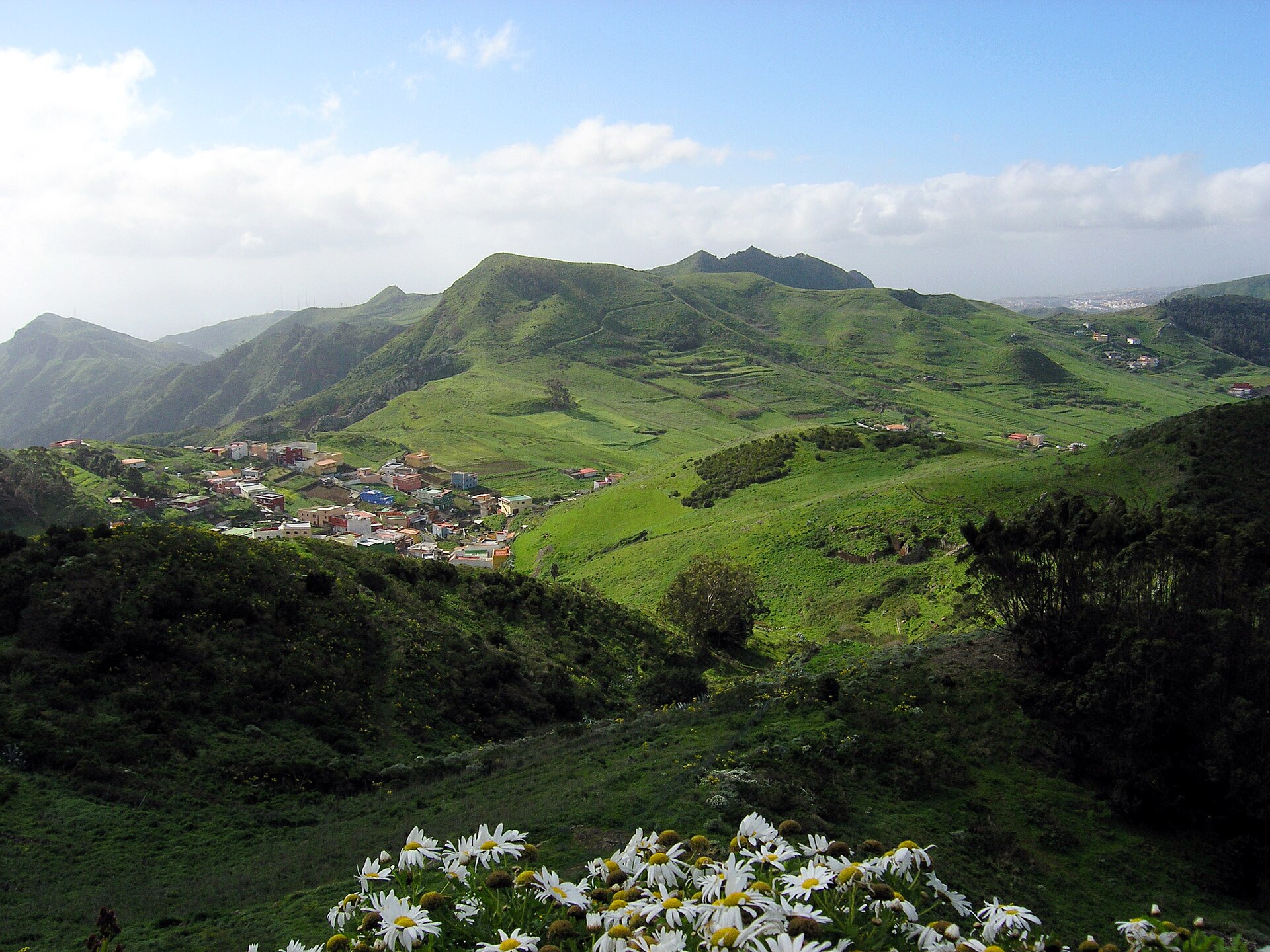 Vista del entorno de Anaga en Tenerife Norte